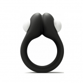 Черное эрекционное кольцо Zippy Vibrating Ring With Bullet - Adrien Lastic - в Южно-Сахалинске купить с доставкой