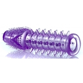 Фиолетовая закрытая насадка на пенис - 13,5 см. - Boys of Toys - в Южно-Сахалинске купить с доставкой