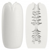 Белый мастурбатор-вагина Olga - Baile - в Южно-Сахалинске купить с доставкой