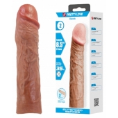 Удлиняющая насадка на пенис Derek - 21,5 см. - Baile - в Южно-Сахалинске купить с доставкой