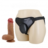 Страпон с универсальным поясом Fogg - 17,5 см. - Baile - купить с доставкой в Южно-Сахалинске