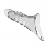 Прозрачная насадка на пенис - 22 см. - Baile - в Южно-Сахалинске купить с доставкой