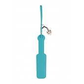 Голубой кожаный пэддл - 37 см. - Pecado - купить с доставкой в Южно-Сахалинске