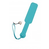 Голубой кожаный пэддл - 37 см. - Pecado - купить с доставкой в Южно-Сахалинске