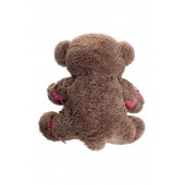 Бондажный набор: бурый мишка с розовыми оковами и наручниками - Pecado - купить с доставкой в Южно-Сахалинске