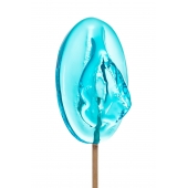 Леденец в форме вагины со вкусом блю кюрасао - 50 гр. - Sosuчki - купить с доставкой в Южно-Сахалинске