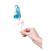 Голубой леденец в форме члена со вкусом блю кюрасао - 80 гр. - Sosuчki - купить с доставкой в Южно-Сахалинске