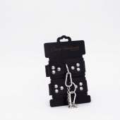 Черные кожаные наручники с регулируемыми ремешками - Crazy Handmade - купить с доставкой в Южно-Сахалинске