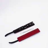 Черно-красные кожаные оковы - Crazy Handmade - купить с доставкой в Южно-Сахалинске