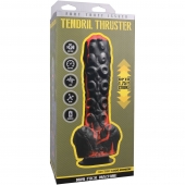 Черно-красная мини-машина на присоске Tendril Thruster - 21,6 см. - Doc Johnson - купить с доставкой в Южно-Сахалинске