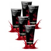 Набор из 5 съедобных лубрикантов JUJU со вкусом вишни - JuJu - купить с доставкой в Южно-Сахалинске