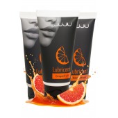Набор из 3 съедобных лубрикантов JUJU со вкусом грейпфрута - JuJu - купить с доставкой в Южно-Сахалинске