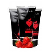 Набор из 3 съедобных лубрикантов JUJU со вкусом клубники - JuJu - купить с доставкой в Южно-Сахалинске