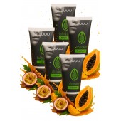 Набор из 5 съедобных лубрикантов JUJU со вкусом тропических фруктов - JuJu - купить с доставкой в Южно-Сахалинске