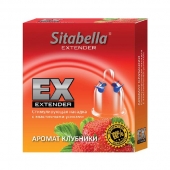Стимулирующая насадка Sitabella Extender  Клубника - Sitabella - купить с доставкой в Южно-Сахалинске