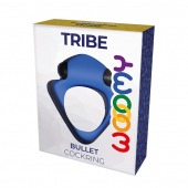 Синее эрекционное кольцо Wooomy Tribeс с вибрацией - Adrien Lastic - в Южно-Сахалинске купить с доставкой