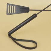 Черный кожаный стек «Сириус» - 60 см. - Sitabella - купить с доставкой в Южно-Сахалинске