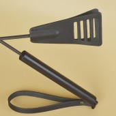 Черный кожаный стек «Сириус» - 60 см. - Sitabella - купить с доставкой в Южно-Сахалинске