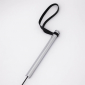 Черный стек с металлической ручкой - Crazy Handmade - купить с доставкой в Южно-Сахалинске