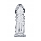 Прозрачная насадка на пенис Uco - 13 см. - A-toys - в Южно-Сахалинске купить с доставкой