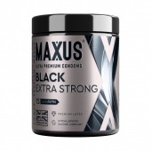 Черные утолщенные презервативы MAXUS Extra Strong с железным кейсом - 15 шт. - Maxus - купить с доставкой в Южно-Сахалинске