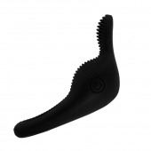 Чёрное эрекционное виброкольцо Thimble - Baile - в Южно-Сахалинске купить с доставкой