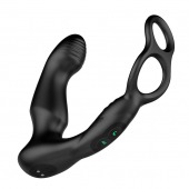 Черный двухмоторный массажер простаты Nexus Simul8 Wave Edition - Nexus Range - в Южно-Сахалинске купить с доставкой