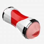 Двусторонний мастурбатор в колбе Power Grip Cup - вагина и ротик - Boys of Toys - в Южно-Сахалинске купить с доставкой