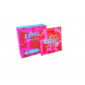 Презервативы с разогревающим эффектом Expert Hot Love - 3 шт. - Expert - купить с доставкой в Южно-Сахалинске