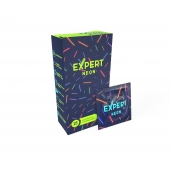 Светящиеся в темноте презервативы Expert Neon - 15 шт. - Expert - купить с доставкой в Южно-Сахалинске