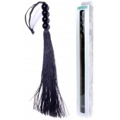 Черная силиконовая плеть - 37 см. - Boys of Toys - купить с доставкой в Южно-Сахалинске