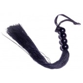 Черная силиконовая плеть - 37 см. - Boys of Toys - купить с доставкой в Южно-Сахалинске