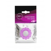 Лиловое эрекционное кольцо с 2 рядами стимулирующих шариков - Erowoman-Eroman - в Южно-Сахалинске купить с доставкой