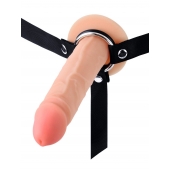 Мужской полый страпон на регулируемых ремнях - 18,5 см. - Sex Expert - купить с доставкой в Южно-Сахалинске