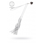 Белая кожаная плеть - 50 см. - Pecado - купить с доставкой в Южно-Сахалинске