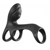 Черная насадка на пенис Ultimate Couples Cage Pro - Pipedream - в Южно-Сахалинске купить с доставкой