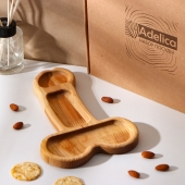 Деревянное блюдо для подачи в форме члена (25 х 16,5 х 1,7 см) - Сима-Ленд - купить с доставкой в Южно-Сахалинске