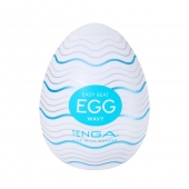 Мастурбатор-яйцо Tenga Egg Wavy - Tenga - в Южно-Сахалинске купить с доставкой