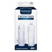 Набор из 2 прозрачных насадок на член Seductive Tickler Sleeves Set - NMC - в Южно-Сахалинске купить с доставкой