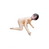 Телесная надувная секс-кукла в позиции догги-стайл - NMC - в Южно-Сахалинске купить с доставкой