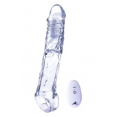 Прозрачная насадка-удлинитель Length Enhancer With Bullet с подхватом - 22,3 см. - NMC - в Южно-Сахалинске купить с доставкой