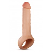 Телесная насадка-удлинитель Thrive 8.75 Inch Realistic Penis Extender Sleeve - 22,2 см. - Blush Novelties - в Южно-Сахалинске купить с доставкой