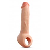 Телесная насадка-удлинитель Thrive 8.75 Inch Realistic Penis Extender Sleeve - 22,2 см. - Blush Novelties - в Южно-Сахалинске купить с доставкой