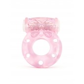 Розовое эрекционное виброкольцо с бабочкой - 1137 - в Южно-Сахалинске купить с доставкой