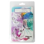 Набор из 3 эрекционных прозрачных колец - Boys of Toys - в Южно-Сахалинске купить с доставкой