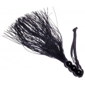 Черная силиконовая плетка - 25,4 см. - Boys of Toys - купить с доставкой в Южно-Сахалинске