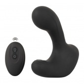 Черная анальная вибропробка с функцией расширения RC Butt Plug with 3 functions - Orion - в Южно-Сахалинске купить с доставкой