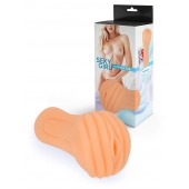 Эластичный мастурбатор в виде вагины телесного цвета - Sexy Girl - в Южно-Сахалинске купить с доставкой