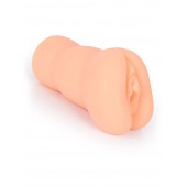 Телесный мастурбатор-вагина с 2 эрекционными кольцами в комплекте - Sexy Girl - в Южно-Сахалинске купить с доставкой