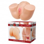 Телесный мастурбатор Olivia с 2 любовными отверстиями - Baile - в Южно-Сахалинске купить с доставкой